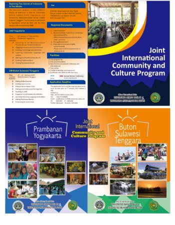Joint International Community and Culture Program UAD and UM Buton
